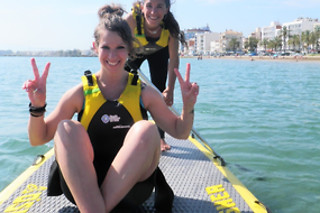 Kayak doble en Roses (Girona)