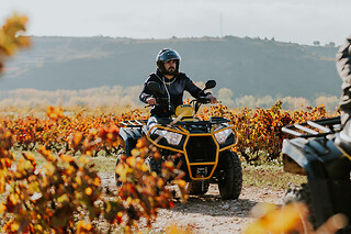 Una ruta en quad doble para 2 en Grape Aventura en Haro (La Rioja)