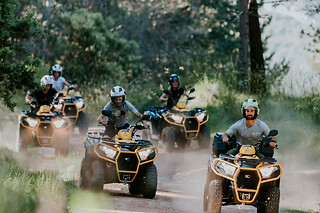Una ruta en quad doble para 2 en Grape Aventura en Haro (La Rioja)