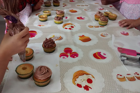 Taller infantil de tartas en Cartagena (Murcia)