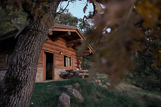 Dos noches en la cabaña para 2 en La Cabaña de troncos de Vilaró en Vidrá (Girona)