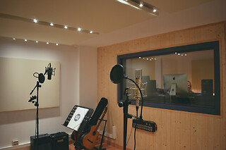 Una grabación de una canción para 1 en Distac Studio en Barcelona