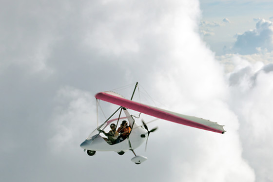 Vuelo en ultraligero en Das (Girona)