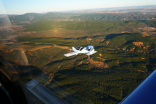 Vuelo en avioneta en Robledillo de Mohernando (Guadalajara)