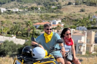 Una ruta en quad para 2 en Aventouralia en Las Lagunas de Mijas (Málaga)