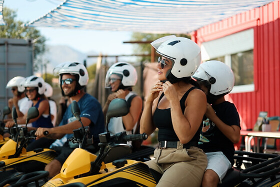 Una ruta en quad para 2 en Aventouralia en Las Lagunas de Mijas (Málaga)