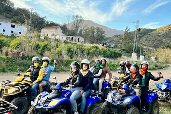 Una ruta en quad para 2 en Aventouralia en Las Lagunas de Mijas (Málaga)
