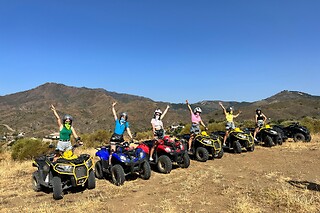 Una ruta en quad para 2 en Aventouralia en Las Lagunas de Mijas (Málaga)