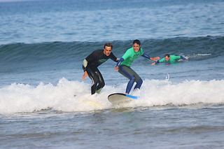 Clase privada de surf o paddle surf en Suances (Cantabria)