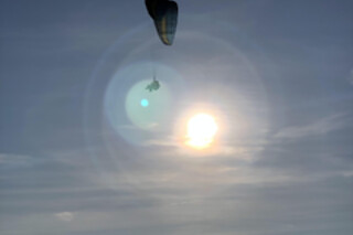 Un vuelo térmico de montaña en parapente para 2 en Airparapente en Alarilla (Guadalajara)
