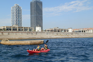 Prueba el kayak en Barcelona