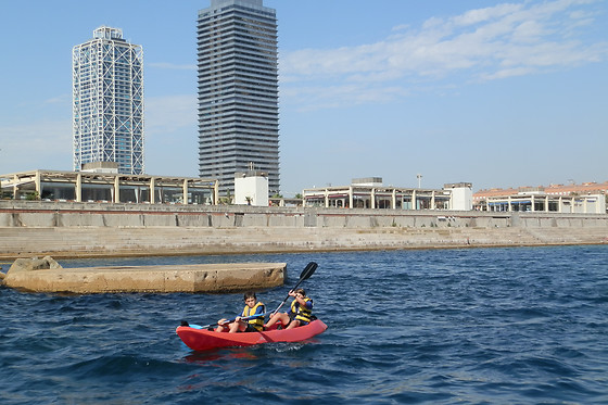 Prueba el kayak en Barcelona