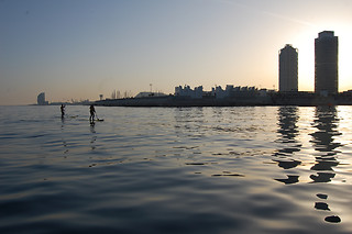 Kayak en Barcelona