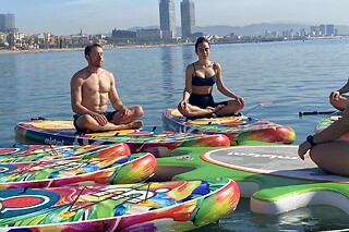 Una clase de Wakefoil y fotografías para 1 en Sea You Barcelona en Barcelona