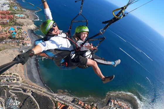 Un vuelo Silver Flight para 1 en Airsports Tenerife en Costa Adeje (Santa Cruz de Tenerife)