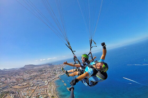 Un vuelo Silver Flight para 1 en Airsports Tenerife en Costa Adeje (Santa Cruz de Tenerife)