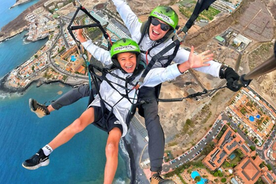 Un vuelo Silver Flight para 1 en Airsports Tenerife en Costa Adeje (Santa Cruz de Tenerife)