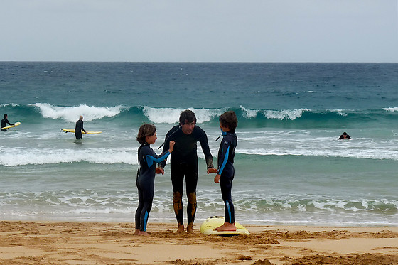 Un día de curso de surf en Lajares (Las Palmas)