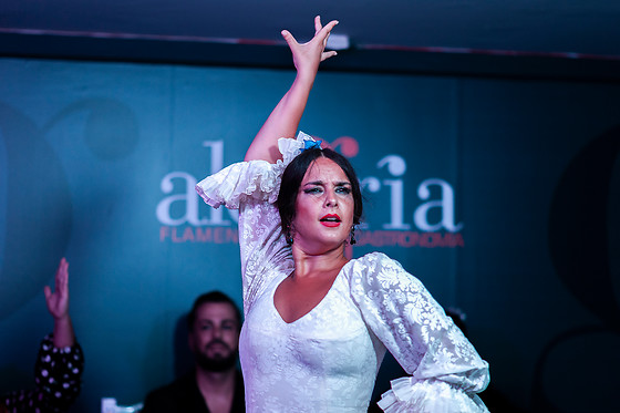 Espectáculo de flamenco con degustación en Málaga