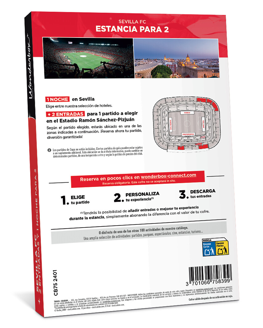 Sevilla FC - 1 partido + 1 noche