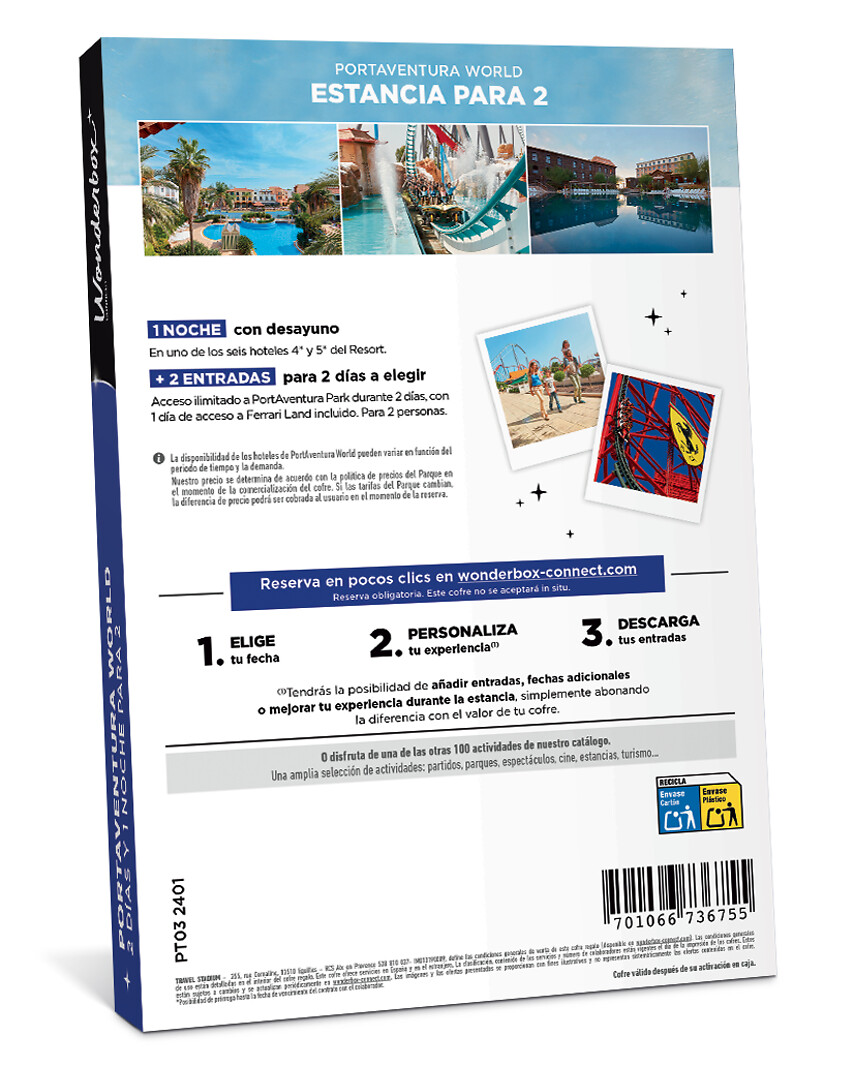 PortAventura World Estancia - 2 días / 1 noche