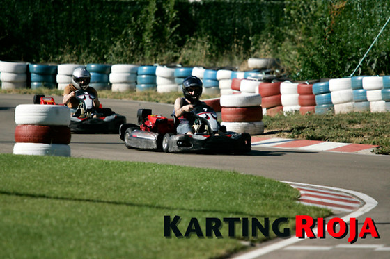 Cuatro tandas de karts en Logroño (La Rioja)