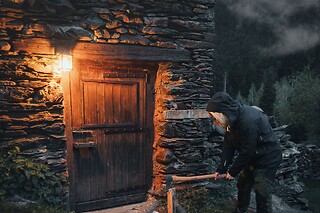 Una noche en la cabaña para 2 en Bordes Pirineu en Areu (Lleida)