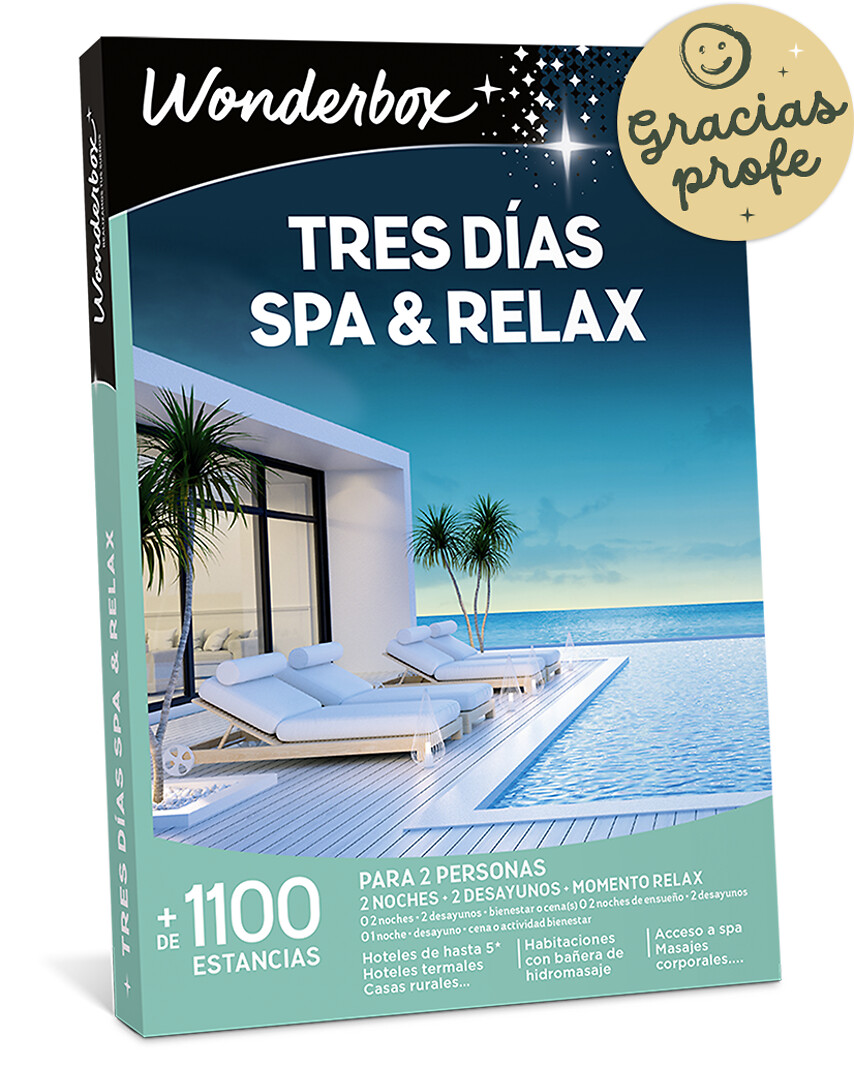 Especial Gracias Profe: Tres días Spa & Relax