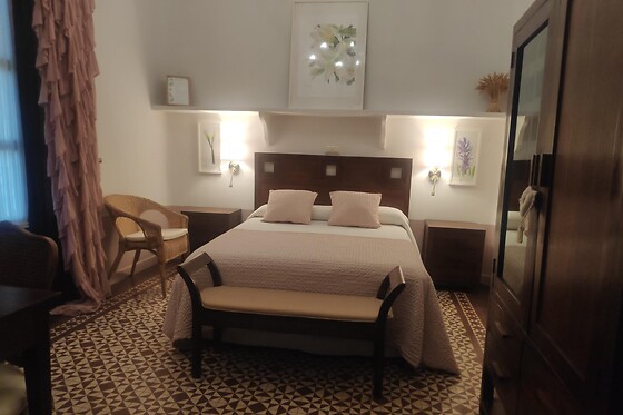 Una noche con desayuno y degustación de vinos y quesos locales para 2 en Hotel Rural La Vida de Antes en Consuegra (Toledo)