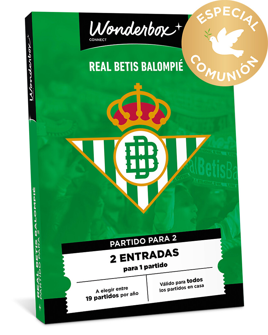 Especial Comunión: Real Betis Balompié - 2 entradas