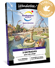 Especial Comunión: PortAventura 1 día 1 parque - 2 adultos 1 niño