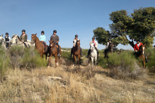 Ruta a caballo con monitor en Cadalso de los Vidrios (Madrid)