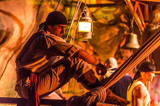 Una entrada sector VIP captains table en Show Pirates Adventure en Magaluf (Islas Baleares)