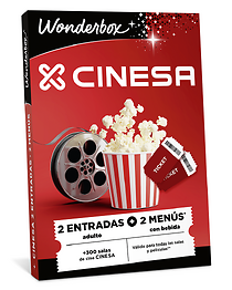 Cine + menú para 2 personas