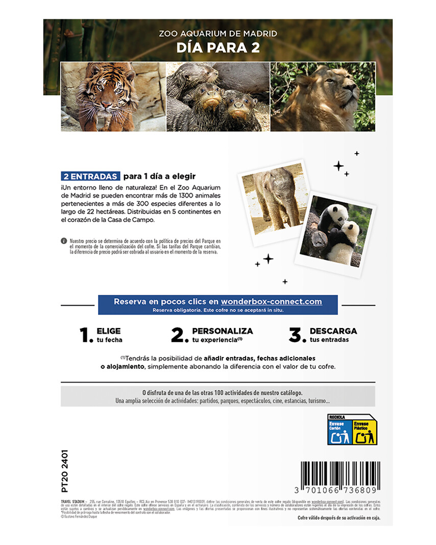 Zoo Aquarium - 2 personas