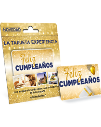Tarjeta Experiencia Feliz Cumpleaños