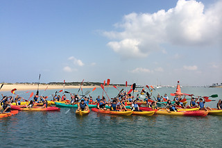 Alquiler de kayak individual en Chiclana (Cádiz)