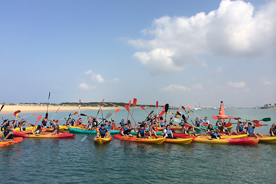 Alquiler de kayak individual en Chiclana (Cádiz)
