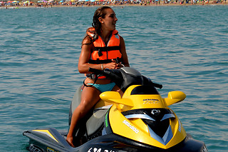Moto de agua en Alcossebre (Castellón)