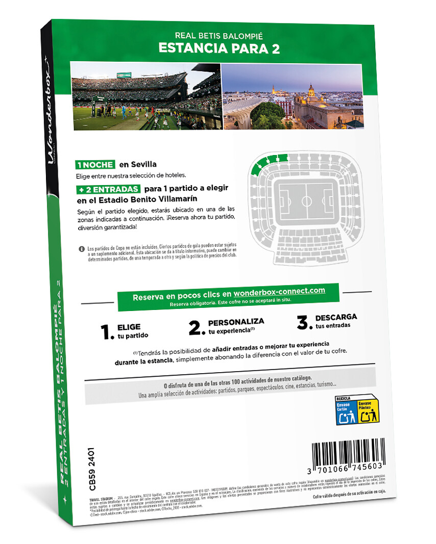 Real Betis - 1 partido + 1 noche