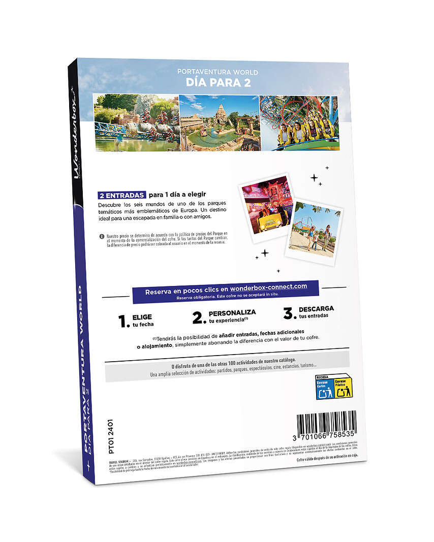 PortAventura Park - 1 día / 1 parque / 2 personas
