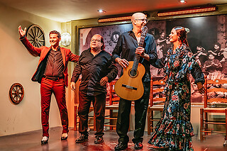 Un show flamenco con cocktail para 1 en Tablao Flamenco La Cantaora en Sevilla