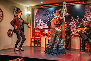 Un show flamenco con cocktail para 1 en Tablao Flamenco La Cantaora en Sevilla