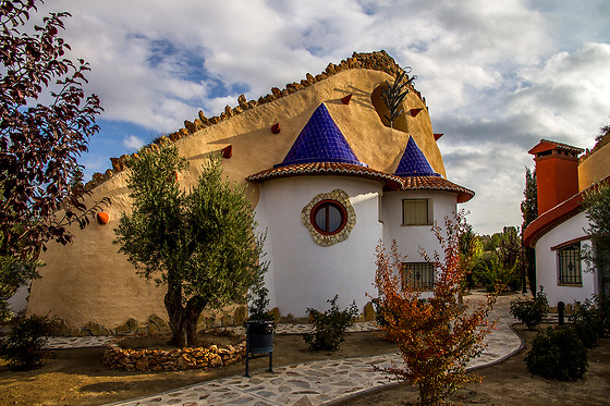 Una noche en cueva de un dormitorio con desayuno para 2 en Cuevas la Granja en Benalúa de Guadix (Granada)